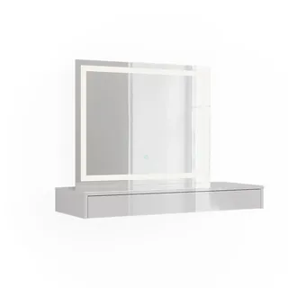 Vicco Schminktisch Sherry, Weiß, 100 cm 2 Teile,
