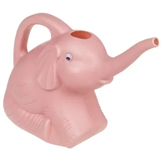 Out of the Blue Gießkanne Gießkanne Elefant 2 L Kunststoff rosa o. grau 29x11x20 cm, leichtes, kinderfreundliches Design rosa