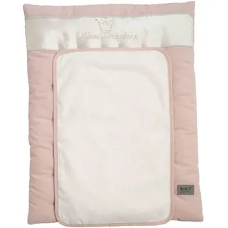 Bebe's Collection Wickelauflage Prinz \u0026 Prinzessin 2023, Rosa, Textil, Füllung: Polyester, 55x70 cm, Oeko-Tex® Standard 100, Bezug waschbar, Pflegen, Wickeln, Wickelauflage