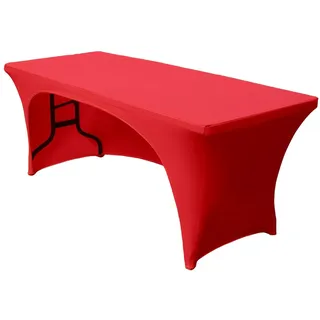 Gastro Uzal Tischhusse Konferenzhusse Madrid einseitig offen (Rot, 80 x 160 cm)