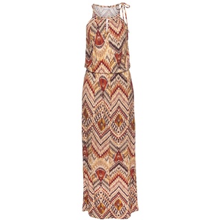 LASCANA Maxikleid Damen braun-bedruckt Gr.36