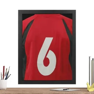 Missmisq Objektrahmen Bilderrahmen Trikotrahmen Vitrine Große Rahmen Shadow Box Sport Shirt Display Rahmen Shadow Box Abschließbar Mit UV Schutz Für Baseball Basketball Fußball