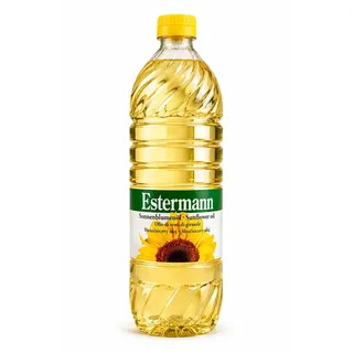 Sonnenblumenöl Estermann 1L PET raffiniertes Pflanzenöl für kalte & warme Küche