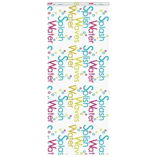 vidaXL Duschrollo 90 x 240 cm grau