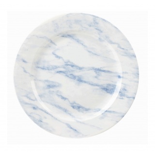 Churchill 6 x Teller flach 31cm TEXTURED PRINTS blue marble