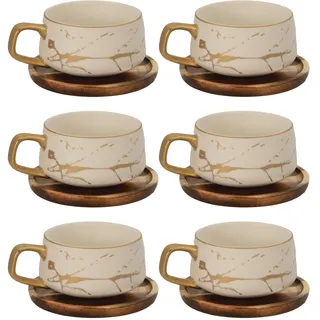 Intirilife Teetasse 0,2 l Weiß 6 St.