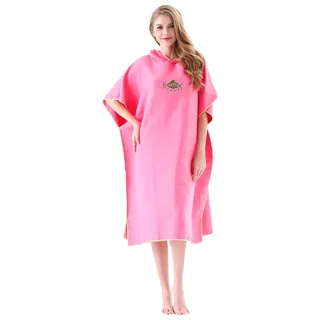 Badeponcho, Surfponcho, Badetuch Ultraleicht, Umzugshilfe, Schnelltrocknender Bademantel aus Mikrofaser für Damen, Herren und Kinder, 90 x 110 cm
