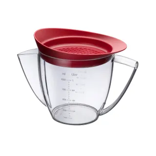 Westmark Fetttrennkanne transparent, rot