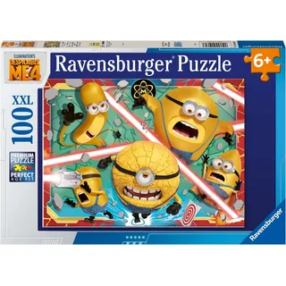 Ravensburger Puzzle 100 Teile Kinder Puzzle XXL Minions Despicable Me 4 12001062, 100 Puzzleteile