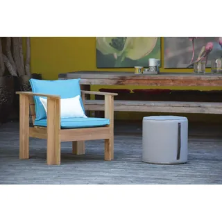 Auflage Batten Polyacryl, modern gepolstert, taupe, für Gartensessel mit Reißverschluss