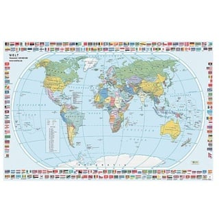 Schreibunterlage »Weltkarte 4671000« mehrfarbig, Veloflex
