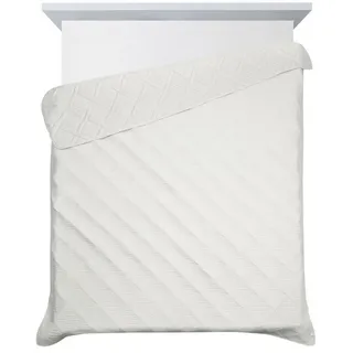 Design91 Tagesdecke Bettüberwurf ALARA5, Gesteppte, zweiseitige Decke 170x210 200x220 220x240 gelb 170 cm x 210 cm