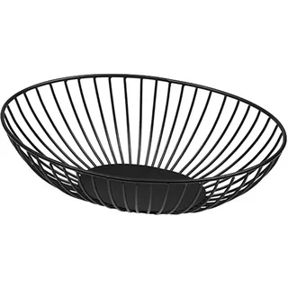 Marrakesch Orient & Mediterran Interior Obstschale Oval Schwarz 1-tlg.