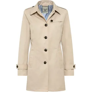 Fuchs & Schmitt Damen Jacke aus Baumwolle mit Leistentaschen für den Alltag - Beige - 42