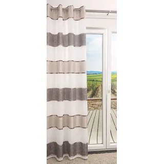 Lysel - Ösenschal Lysel #1W Fokka in den Maßen (B x H): 140cm x 225cm in Hellgrau/Grau