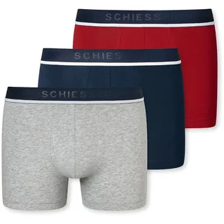 SCHIESSER 95/5 Shorts Organic Cotton webgummibund mehrfarbig 3er Pack