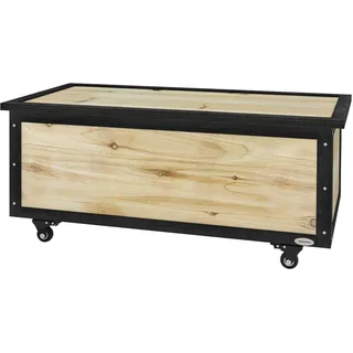 Outsunny Gartenbox 121 l 121 x 50 x 60 cm Holz