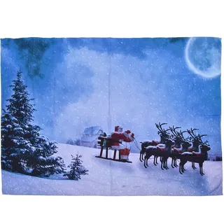 Dekorativer Boho-teppich Für Weihnachtsbaum Und Silvester – Wohn- Und Schlafzimmer, 200 X 150 Cm
