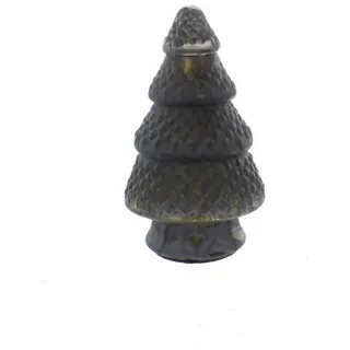 MICA Weihnachtsfigur Tannenbaum gold - ca. 14 cm