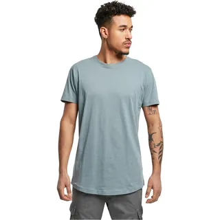 URBAN CLASSICS Shaped Long Tee Dustyblau 5XL