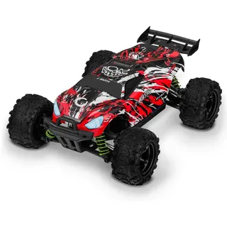Overmax Auto 1:18 schwarz/rot/grün