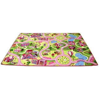 Pergamon Straßenteppich Beidseitig Girls Rosa 200x300cm