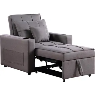 Hti-Living Maritta Polyester 87 x 90 x 94 cm dunkelgrau