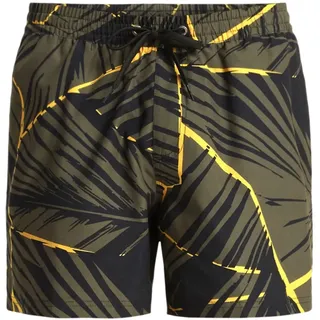 QUIKSILVER Everyday Printed Volley 15 Badeshorts Grape Leaf Natural Geo XL