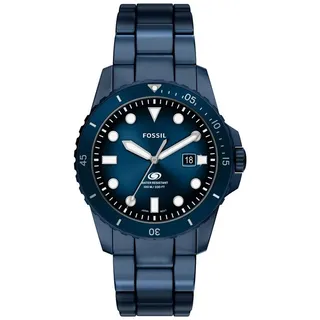 Fossil Blue Dive Quarz Edelstahl 42 mm FS6166