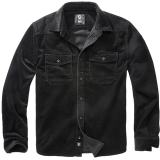 Brandit Cord Classic Shirt Long Sleeve schwarz, Größe 6XL