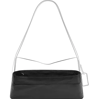 DGAZ Leichter Handtaschen Organizer für Coach Chelsea 30 Shoulder Bag, Noir | Satin Innenfutter, Wasserabweisendes DuPont Papier, Reißverschlusstasche, Passgenau