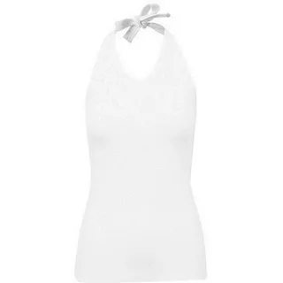 Build Your Brand Tanktop Damen Neckholder Shirt / Stretch-Jersey tailiert XS