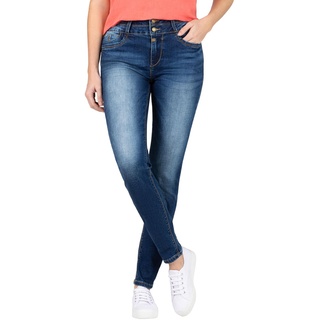 TIMEZONE Damen Jeans SLIM ENAYTZ WOMANSHAPE Slim Fit Grape Bue Wash 3565 Normaler Bund Reißverschluss W 27 L 32