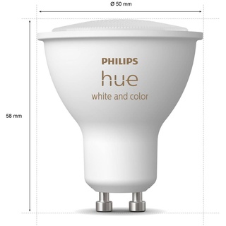 Philips Hue White&Color Ambiance GU10 5,7W 3er-Set