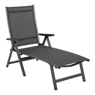MWH Das Original Elements Klappliege 145 x 70 x 104,5 cm anthrazit
