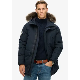 Superdry Everest Faux Fur Jacke Eclipse Navy 2XL