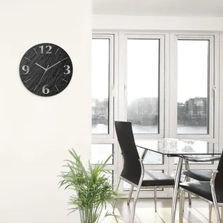 ARTland Wanduhr 30,0 cm U1RE schwarz