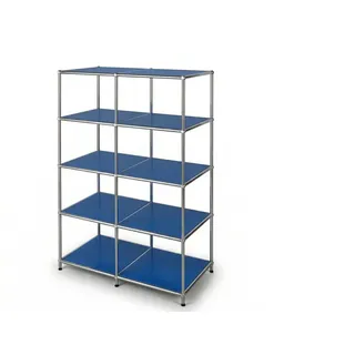 Floordirekt Metallregal 78 x 40 x 118 cm Blau