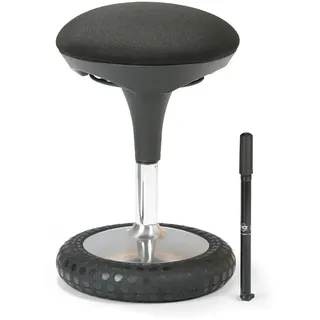 Ergonomischer Bürohocker HOVER, schwarz