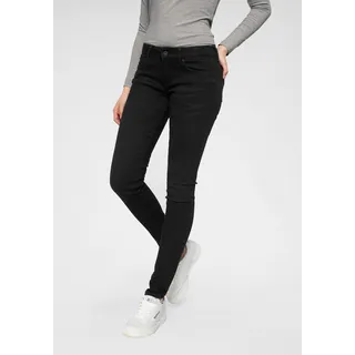 Skinny-fit-Jeans PEPE JEANS "SOHO" Gr. 25, Länge 32, schwarz (s98 washed black) Damen Jeans Röhrenjeans im 5-Pocket-Stil mit 1-Knopf Bund und Stretch-Anteil
