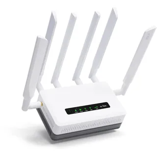 GL.iNet GL-XE3000 Puli AX 5G-Router mit Dual-SIM und 6400mAh-Akku | 5G NR, Wi-Fi 6, Akku, Dual-SIM, Multi-WAN, VPN, T-Mobile & AT&T IoT, Büro, Einzelhandel, Remote-Arbeit