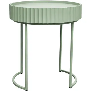[en.casa] Beistelltisch Rill 46xØ40 cm Mintgrün