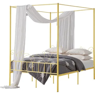 Vevor Himmelbett 160 x 200 cm Gold