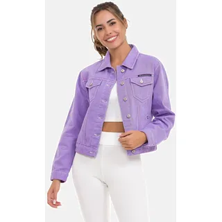 Cipo & Baxx Jeansjacke in LILAC – Gr.: L