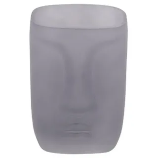 Werner Voß Dekovase Vase Face - grau - Glas - 10,5x15 cm grau
