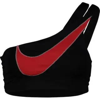 Nike - Asymmetrical Bikini Top Damen schwarz - schwarz