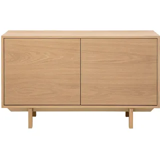 Skandinavisches Sideboard aus hellem Holz mit 2 Türen L120 cm SID