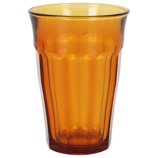Duralex Glas Gläserset Duralex Picardie Bernstein 36 cl 4 teilig, Glas orange