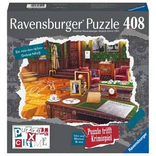 Ravensburger Puzzle X Crime 408 Teile - Ein mörderischer Geburtstag