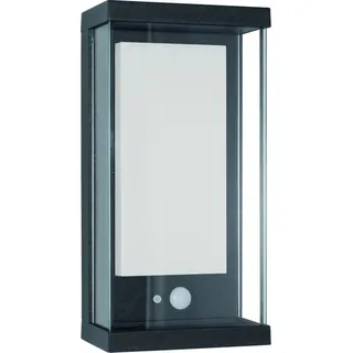 Nova Luce Solarleuchte Metall 152 lm inkl. Bewegungsmelder grau